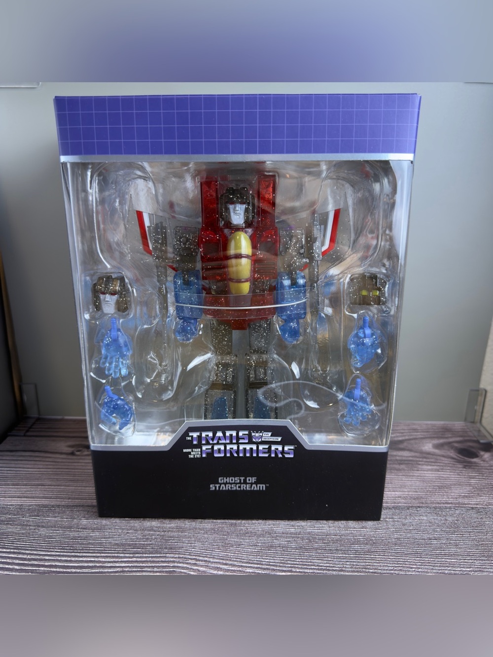 Transformers Ghost of Starscream Super7 Figure MIB